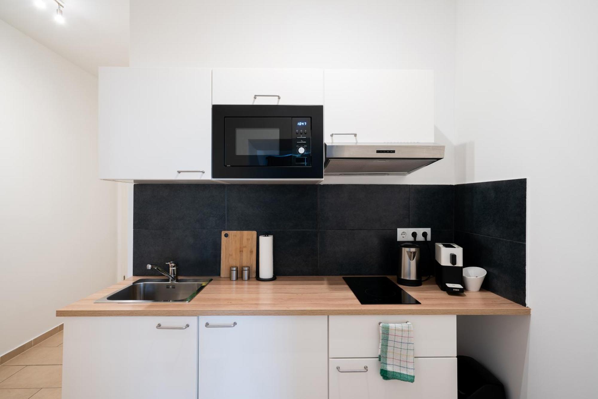 New Favoriten - Serviced Apartments Wina Bagian luar foto
